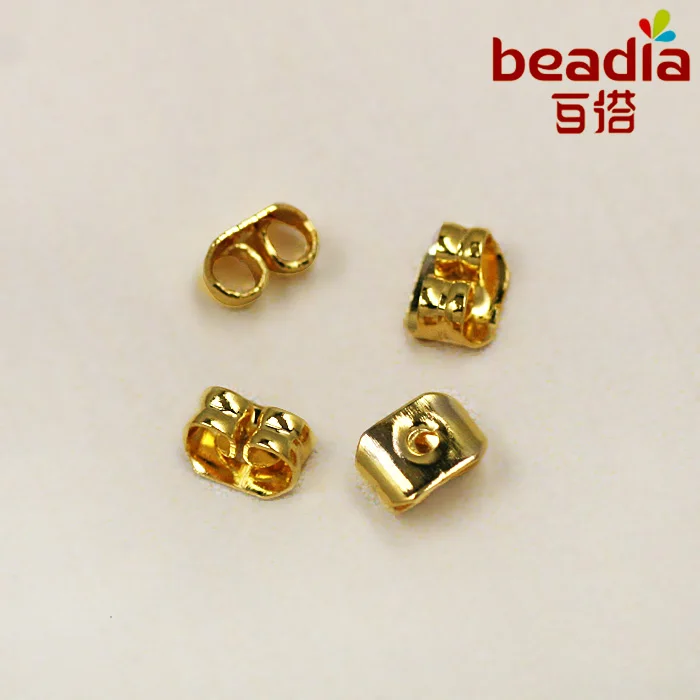 Новый Поступление 4*5ММ 20шт/лот Цветочная Кулястая Трубка Крупные Накладки Резиновая Задняя Заглушка Для Сережек Ювелирные Изделия для Моды DIY.