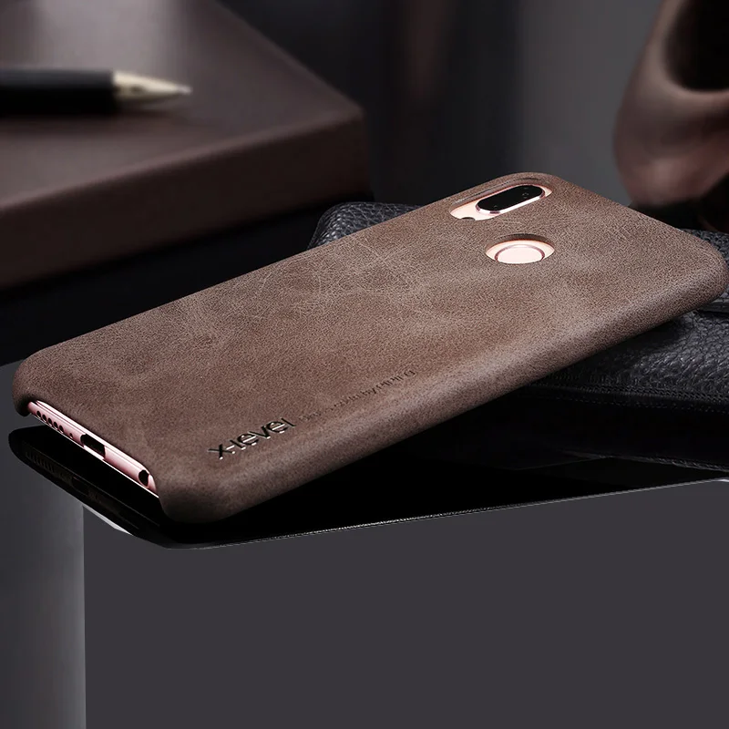 Huawei nova 3E чехол X Level винтажный из искусственной кожи защитный кожаный