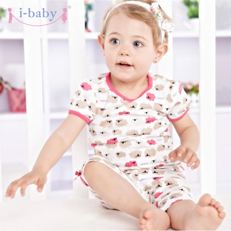 Детская одежда i-baby Детские футболки для новорожденных 100% хлопок детская с