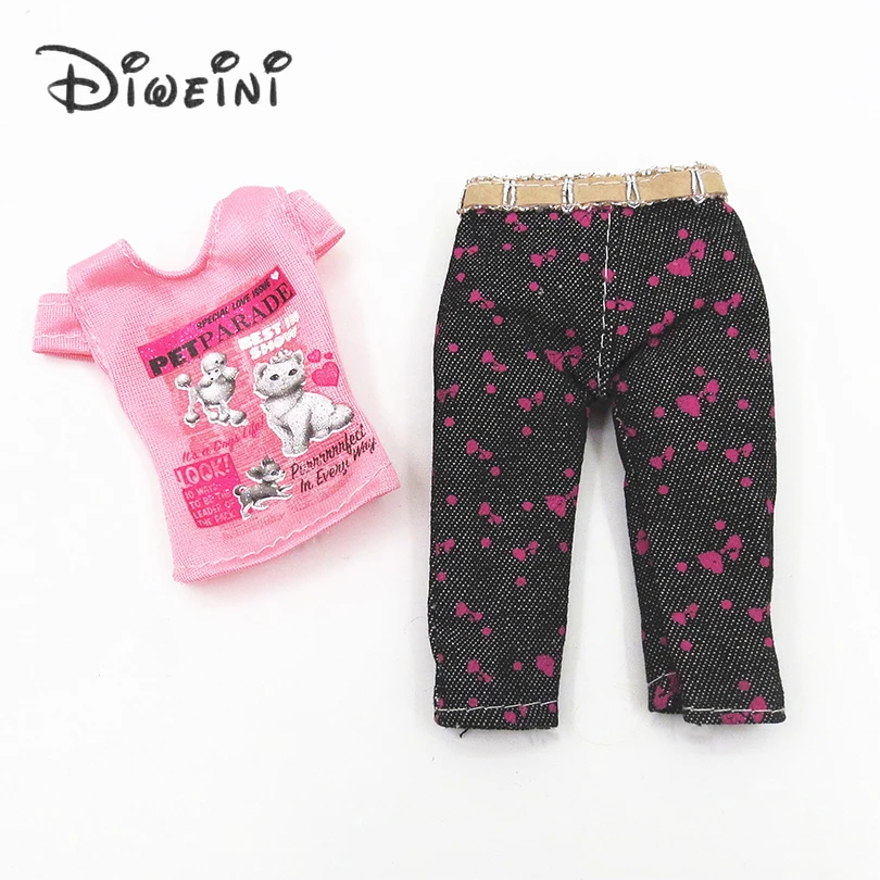 Fashion Handmade daily clothes suits For Barbie Doll Clothes Blouse Outfit Baby kid Toys for girl's Gift barbie dolls acessorios | Игрушки