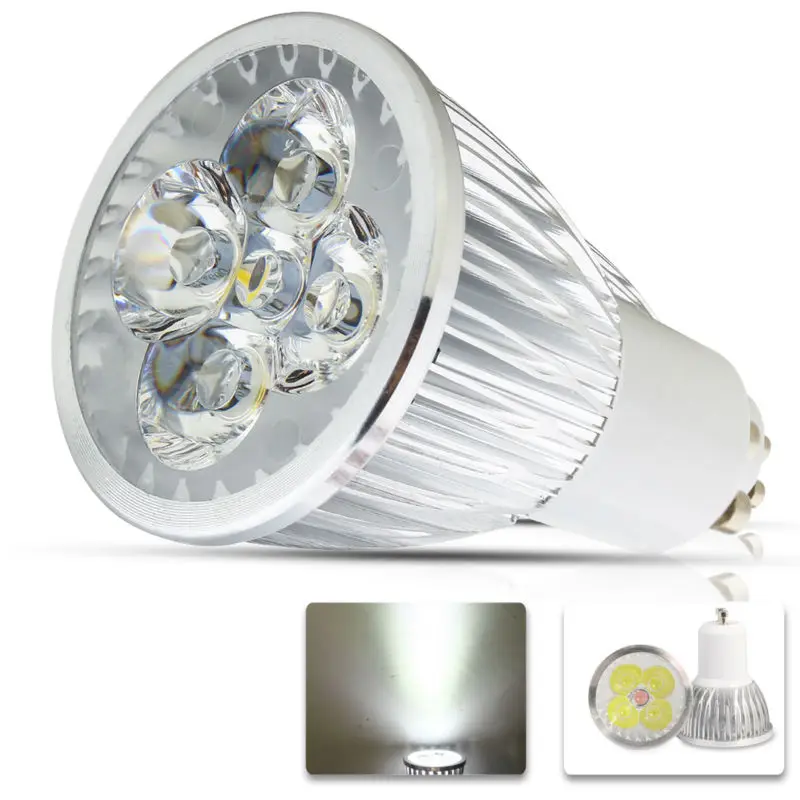 1x GU10 560LM 8w высокой яркости светодиодные светильник лампы 110v 220v Высокая Мощность