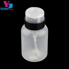 210 мл пустой прозрачный насос диспенсер бутылка для средство для удаления ацетона и лака спиртовое жидкое масло косметические контакторы для дизайна ногтей косметический инструмент