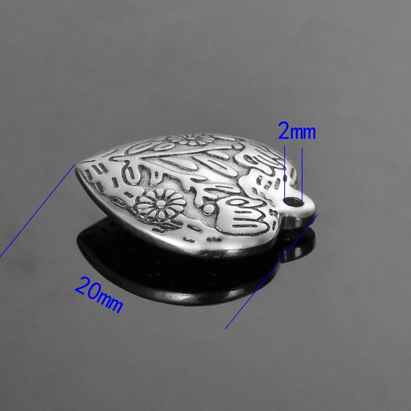 5 шт. подвеска в виде сердца из нержавеющей стали|stainless steel charms|steel charmstainless heart charm |
