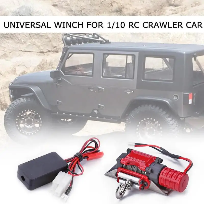 Универсальная Лебедка для 1/10 RC Гусеничный автомобиль осевой TRAXXAS w/пульт