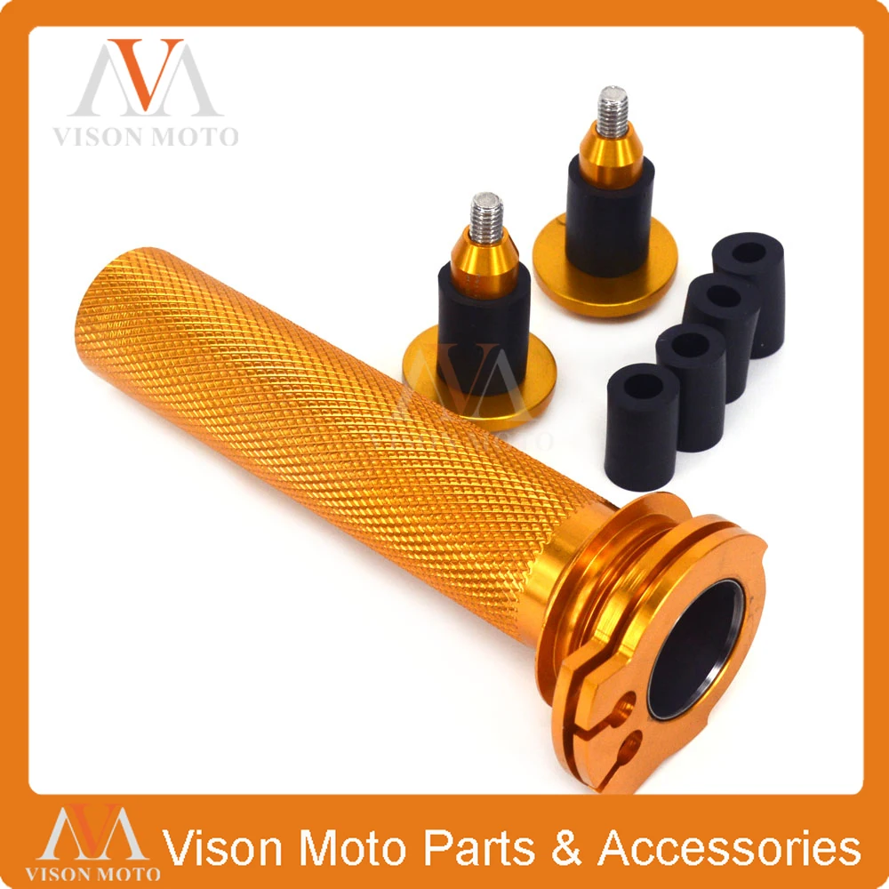 Billet 7/8&quot 22MM Throttle Clamp Twist Tube &amp Handlebar Cap Plugs For SUZUKI RMZ250 RMZ450 RMZ 250 450 RMX450Z 10-16 SB250 04-06 |