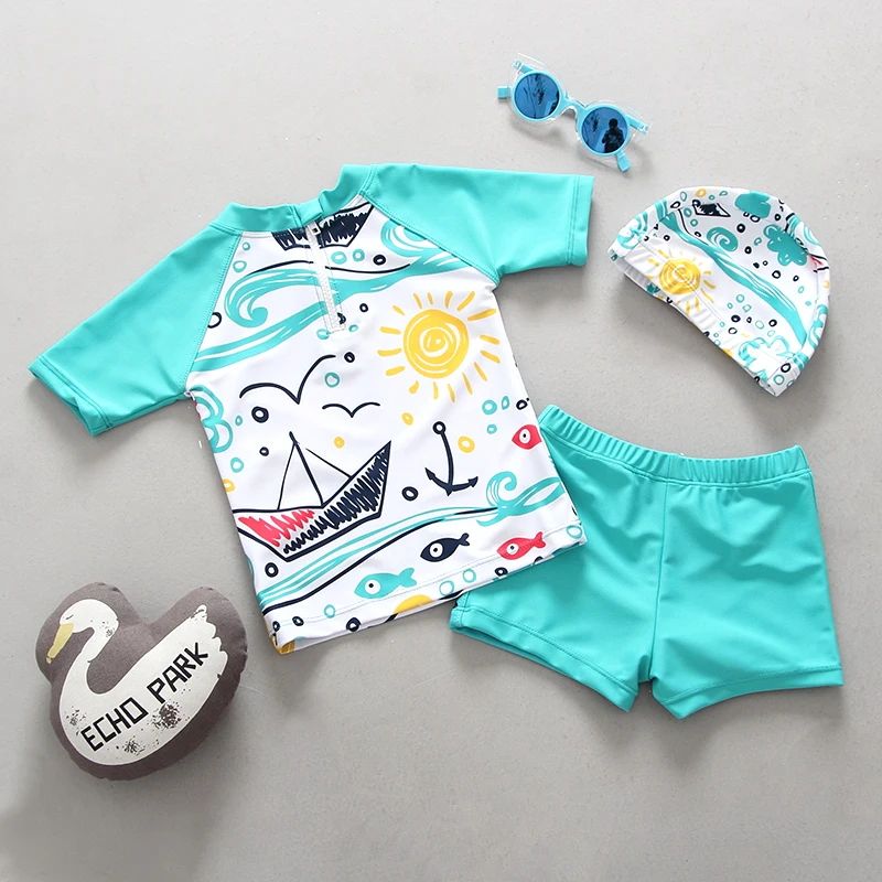 Купальный костюм для детей с УФ защитой купальный занятий плаванием раздельная