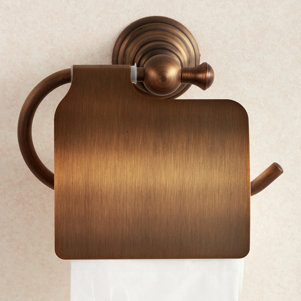 Европа Античная Бронза Латунь Круговой базы Аксессуары Для Ванной Комнаты