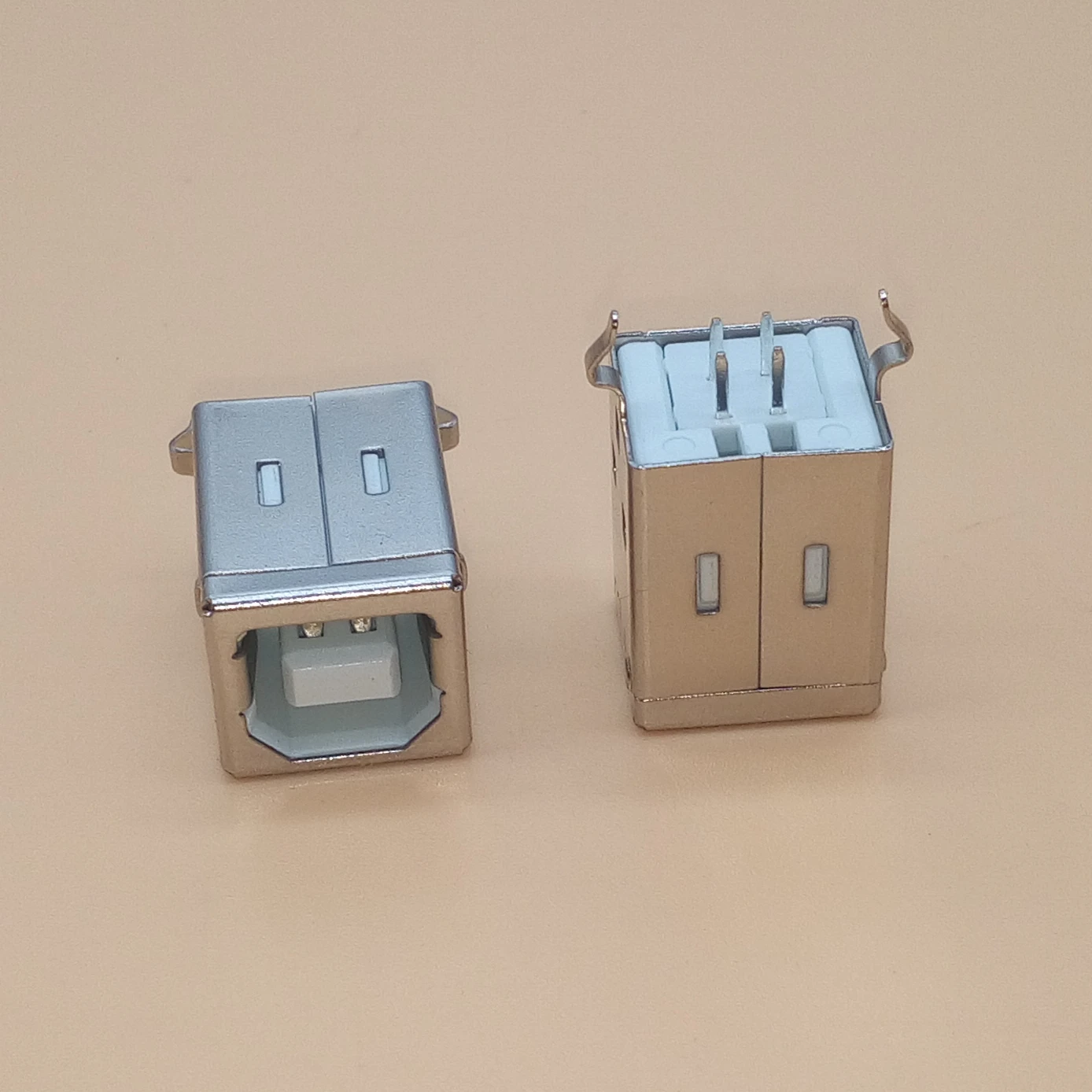 10 шт./лот Usb коннектор типа B 360 градусный вертикальный USB для розетки принтера с