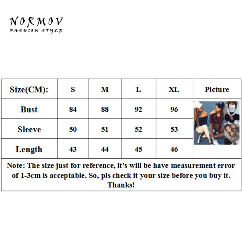 Normov S-XL одноцветное Цвет футболка с длинными рукавами осень-весна пикантные узкие