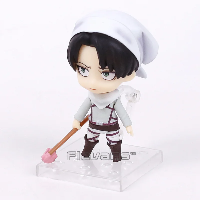 Атака на Титанов Levi Cleaning Ver. 417 Nendoroid ПВХ фигурка Коллекционная модель игрушки