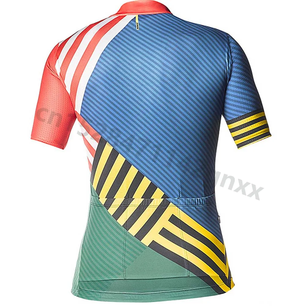 Mavic New Cycling Jersey pro team Bicycle Clothing Summer Short Sleeve Quick Dry MTB Bike Jersey Breathable Cycling Wear