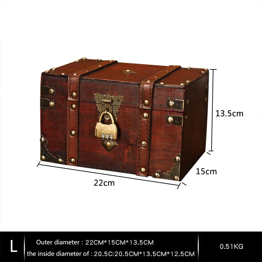 Кожаный сундук декоративный контейнер под элемент питания 2 пакет коробка для