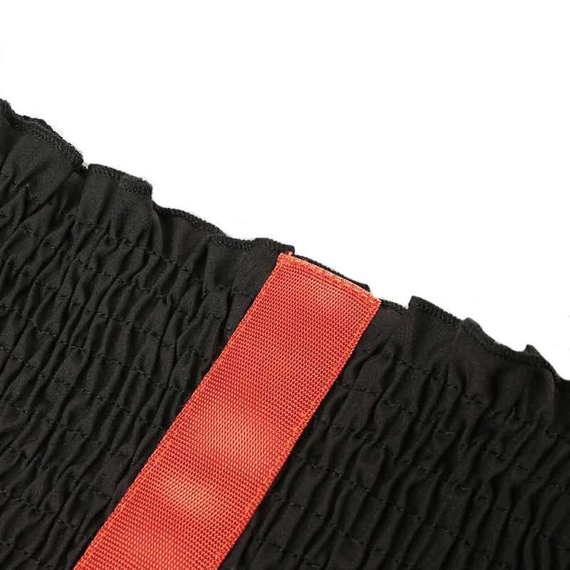 Weekeep женский, черный укороченный Регулируемый летняя майка Sexy Stretch Fit Crop Top Feminino уличная лоскутное топы с бюстгальтером без косточек