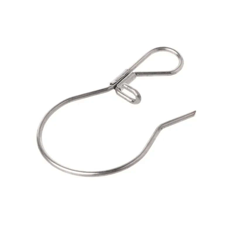 5 шт./упак. рыба замок Нержавеющая сталь живой рыбы пряжка с одной стороны пряжки