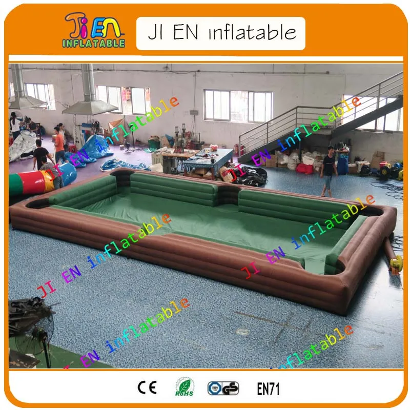 Бесплатная доставка до двери! Надувной бильярдный стол 10x5 м гигантский надувной