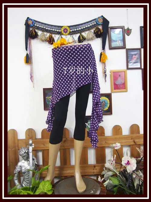 

Transparent Thin Gothic Tribal Belly Dance Over Skirt BQ109-113
