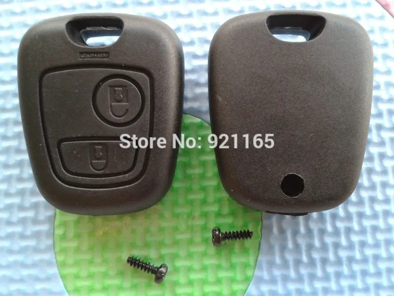 1 шт. 2 кнопки дистанционный ключ заготовка брелок в виде ракушки чехол Замена