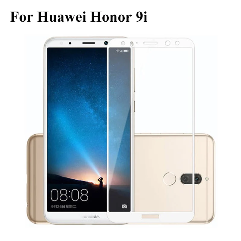 5 шт. ультра-тонкий протектор экрана закаленное стекло для Huawei Honor 9i 9 i полный