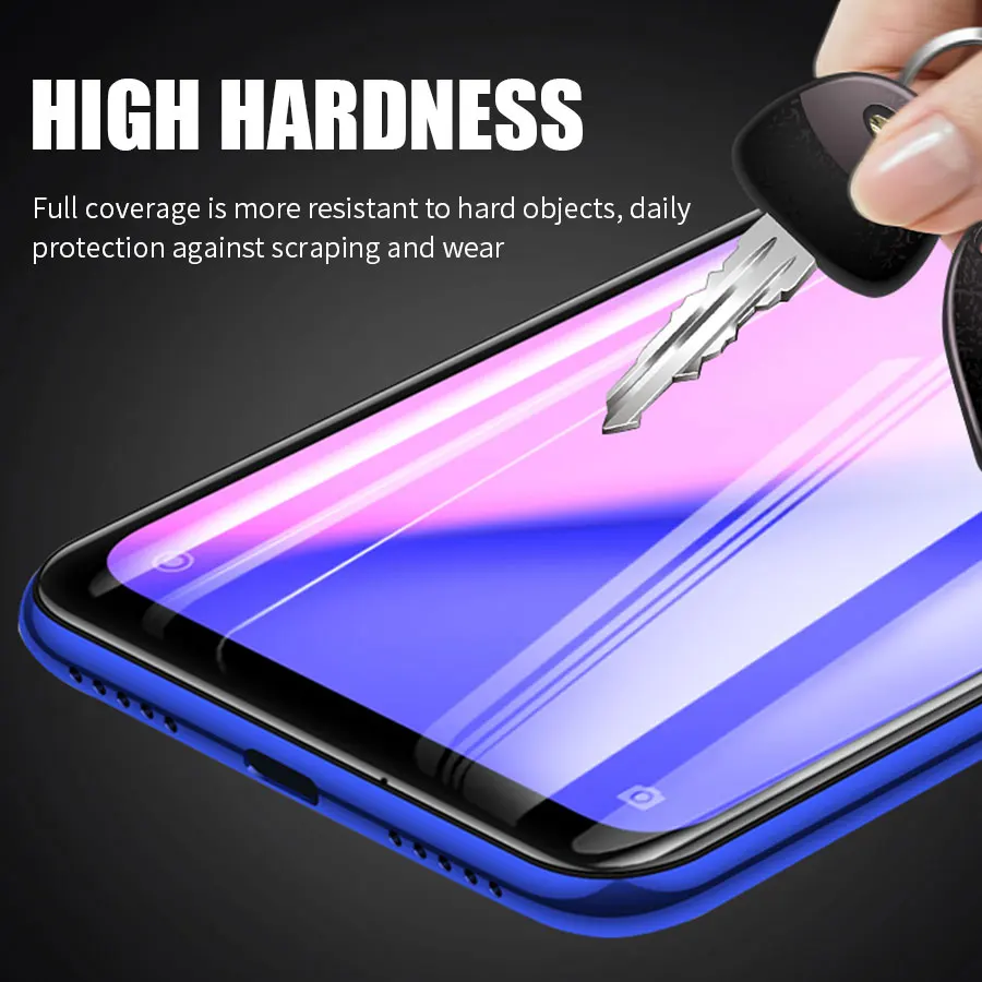 Защитное стекло KEYSION закаленное с полным покрытием для Xiaomi Redmi Note 7 6 Pro Mi 9 SE 8Lite