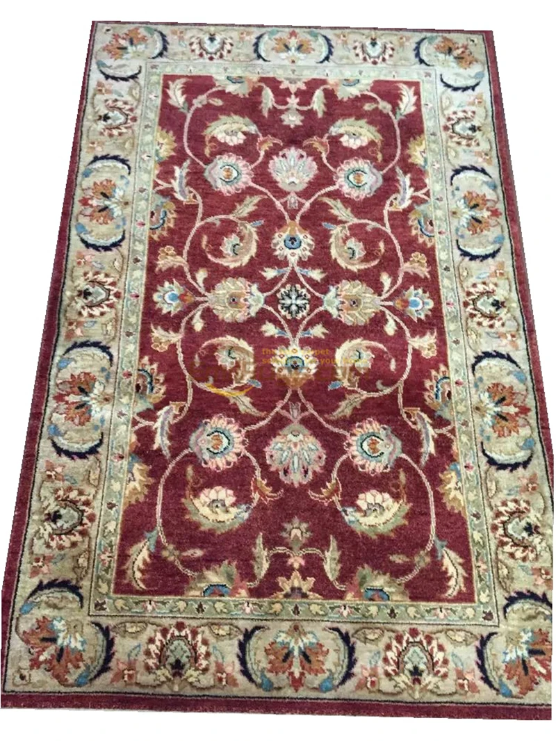 

Original single export Turkish handmade carpets OUSHAK Ozarks pure wool carpet 8987-21 4X6gc158zieyg14