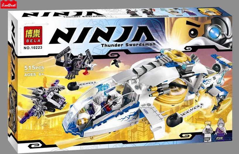 Bela 10223 ниндзя вертолет Строительные блоки Кирпич для детей игрушки набор игра