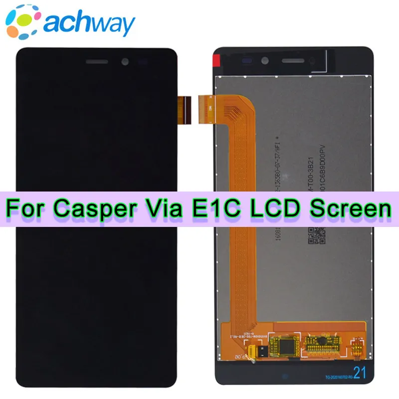 Для Casper Via E1C ЖК дисплей + сенсорный экран дигитайзер полная сборка для Бесплатный