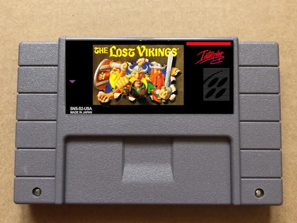 Lost vikings USA NTSC версия 16 бит 46 контактов видеоигр!|Картриджи| |
