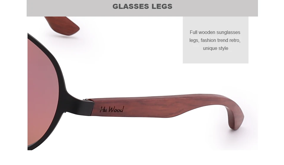 Hu Wood HD поляризованные мужские солнцезащитные очки авиаторы новые мужские крутые солнцезащитные очки для вождения gafas de sol shades GRS8008