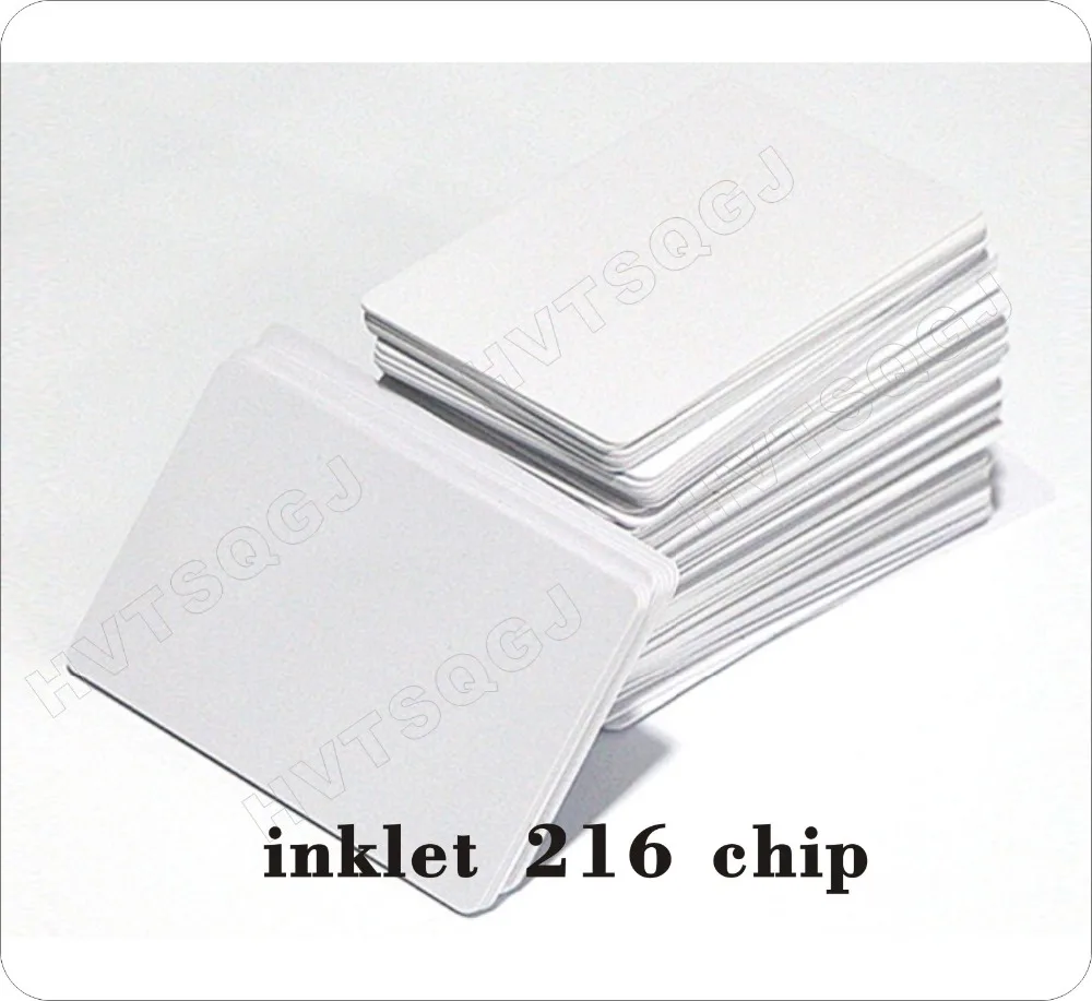 

1000pcs High quality 216 chip Inkjet printable nfc blank cards