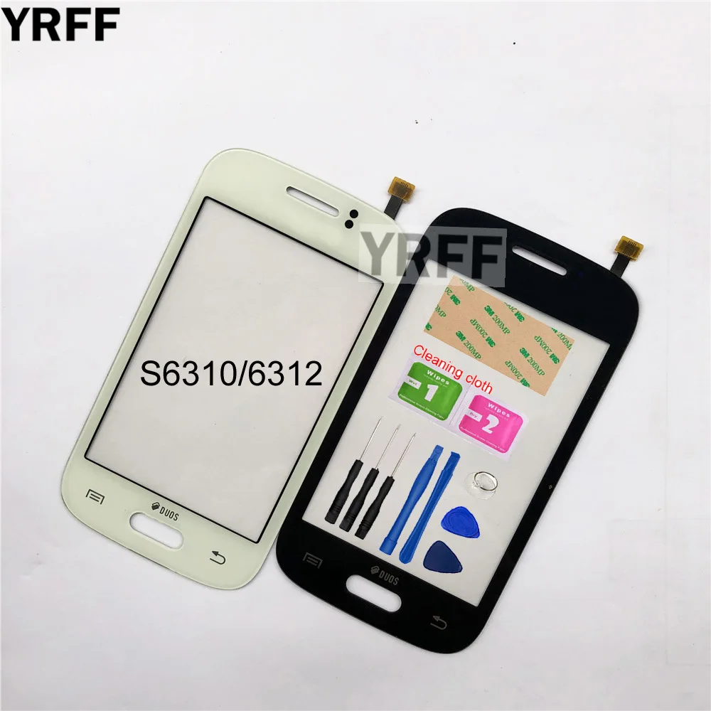 

For Samsung Galaxy Music Duos S6012 touch Screen For Samsung Galaxy Y Duos S6102 Young S6310 S6312 Touch Screen Lens Sensor
