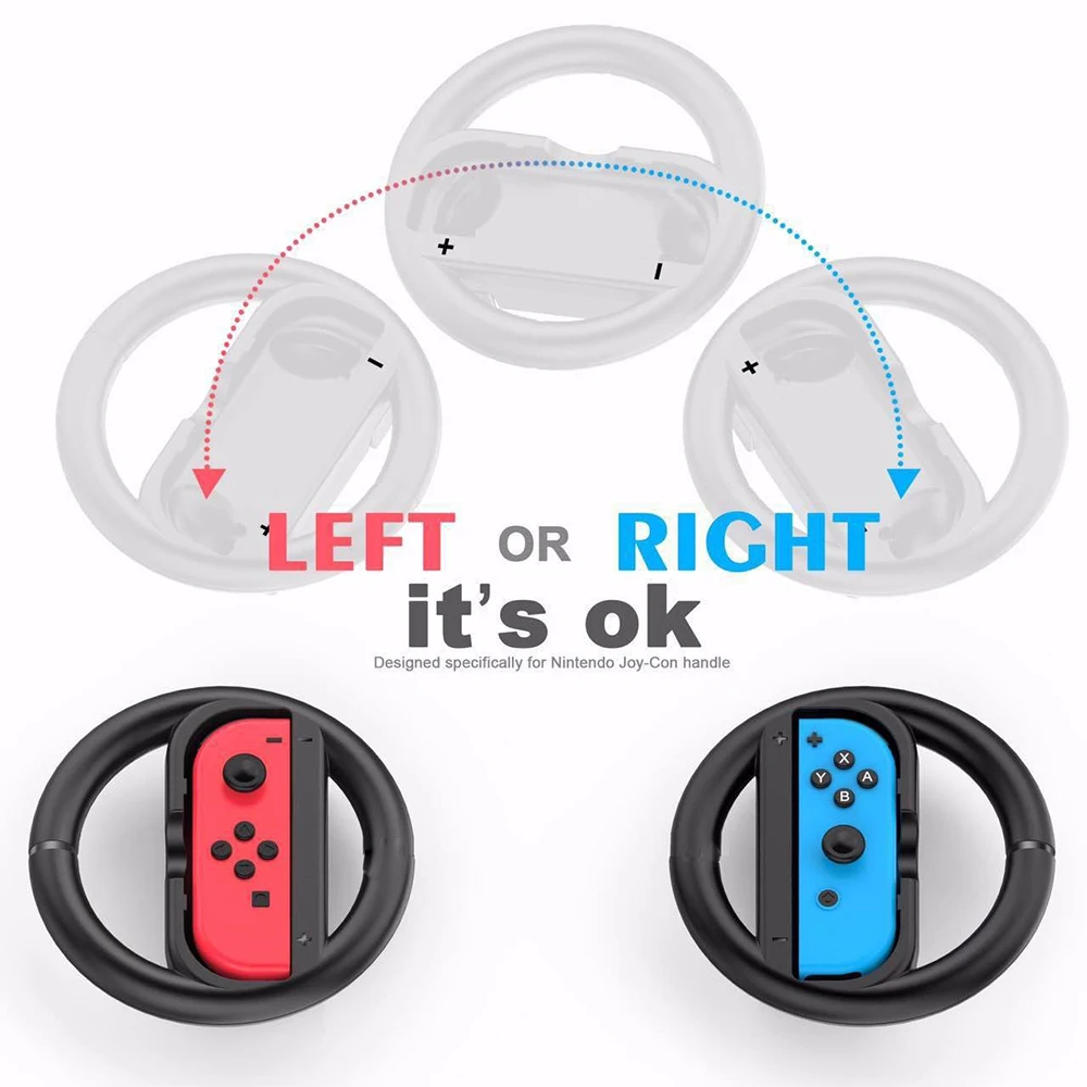 1 пара контроллеров для гоночных игр подставка на руль геймпад Nintendo Switch