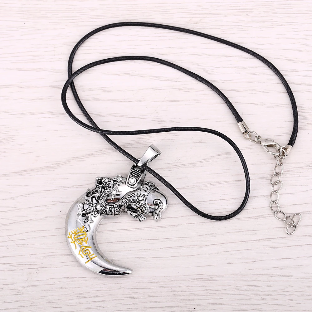 Ожерелье с подвеской в виде зуба волка мужское модная цепочка из нержавеющей