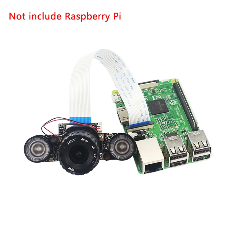 Raspberry Pi 4 Камера Ночное видение Raspberry Pi 3 IR-Cut Камера 4/6/8 мм фокус веб-камера для Raspberry Pi 4 3 Модель B 3B плюс 3B