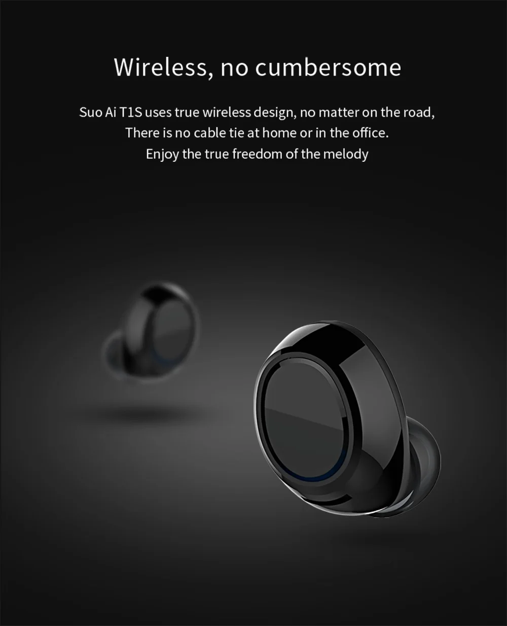 Soaiy, маленькие настоящие беспроводные TWS наушники, 4,2, Bluetooth наушники, гарнитура, глубокий бас, стерео звук, спортивные наушники для samsung Iphone