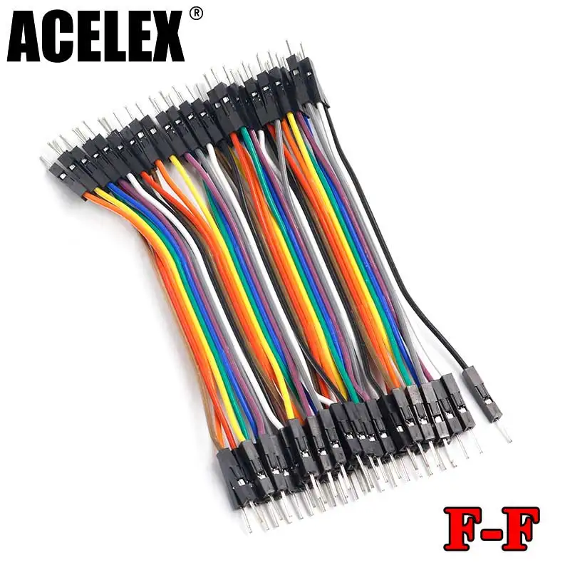 F-F 10CM Dupont line 120 шт. 10 см мужской+ мужской женский и Женский Соединительный провод Dupont кабель для Arduino - Цвет: F-F 10CM