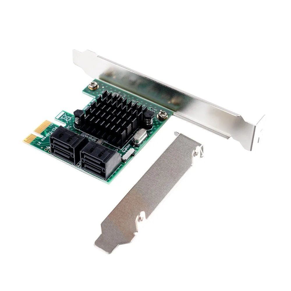 ORICO 4 порта SATA3.0 PCI-E Плата расширения 6 Гбит/с PCI Express контроллер карты SATA III 3,0 конвертер Плата расширения для ПК