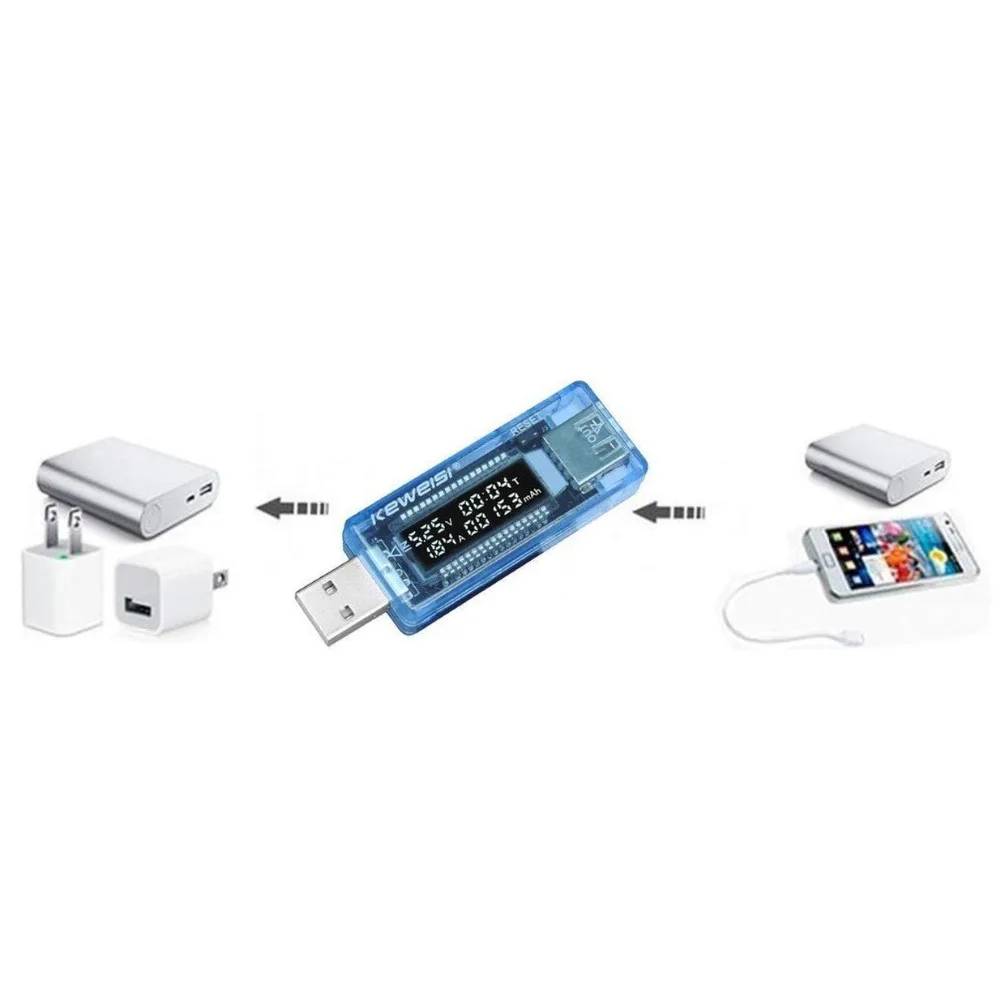 New Usb Battery Tester Current Voltage Capacity Volt Doctor Charger Meter Power Bank | Компьютеры и офис