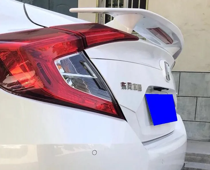 Для Honda Civic спойлер высокого качества ABS Материал заднего крыла автомобиля