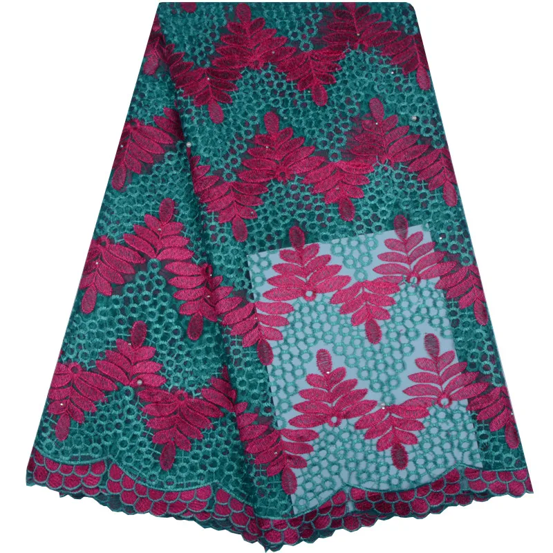 Африканские кружевные ткани вышитые нигерийские гипюровые французские высокого