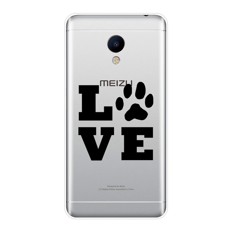 Чехол для Meizu M6 M6S M6T M5 M5C M5S M3 M3S M2 Мягкая силиконовая задняя крышка Note чехол