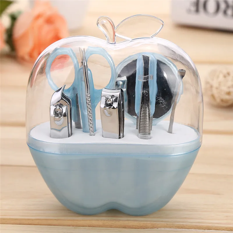 2017 Уход за ногтями 9 шт резак кутикулы клипер педикюр маникюрный набор для Apple