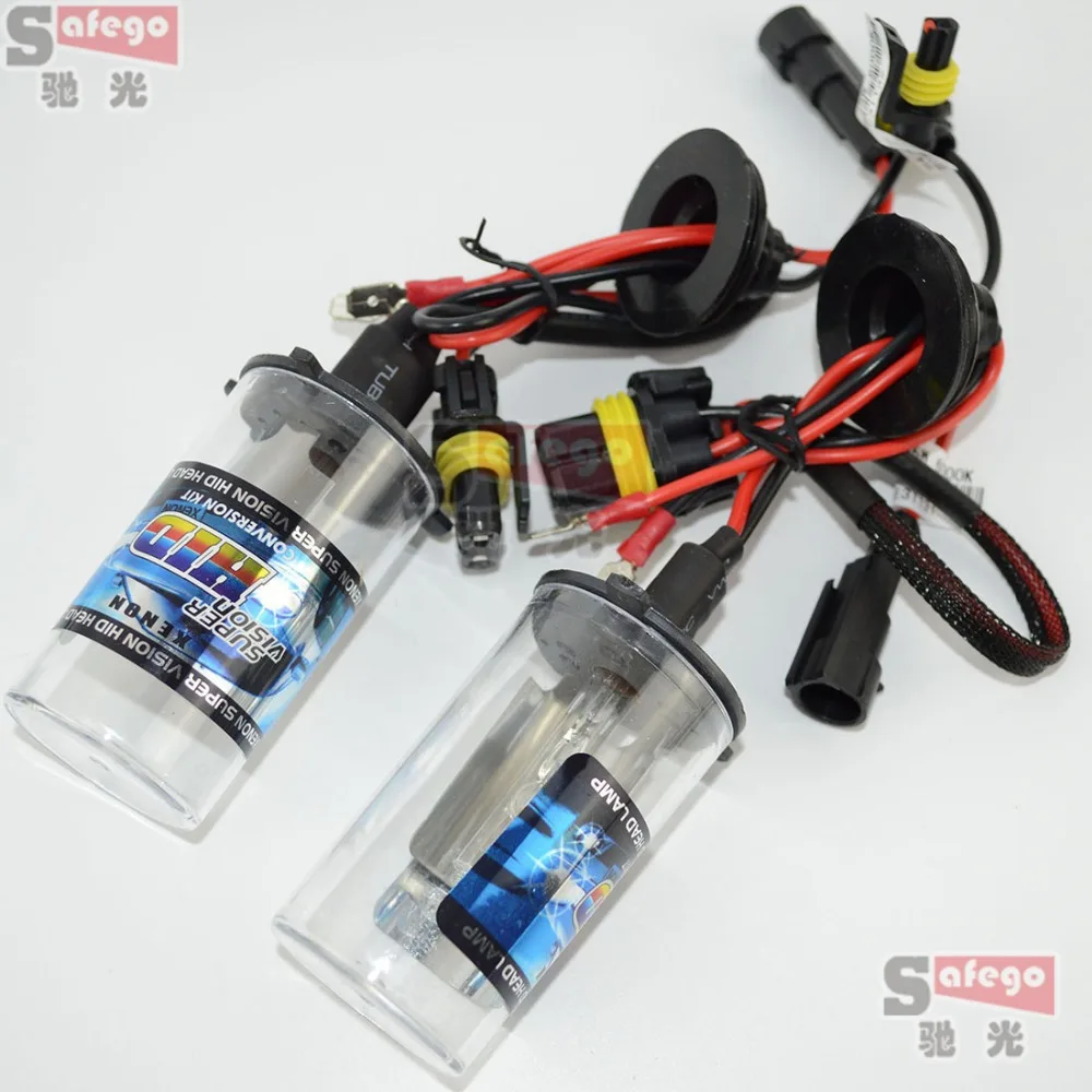 2 шт. H4 AC авто фара свет фар ксеноновые лампы HID один луч противотуманные фары 4300 К