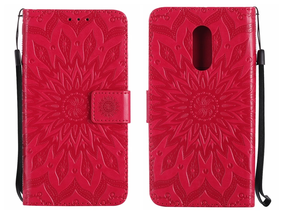 Чехол-книжка для Xiaomi Redmi Note 4X, роскошный кожаный кошелек с отделением для карт и подсолнухом для Xiaomi Redmi Note 4X Note 3 4 X, чехол