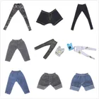 Леггинсы для кукол, эластичные кожаные штаны, джинсы, брюки для девочек, кукольная одежда, наряд для 112, аксессуары для кукол BJD, 16