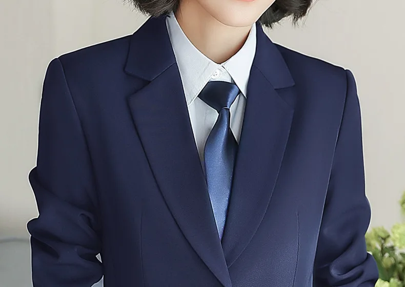 Женский пиджак Осенний однобортный однотонный Профессиональный Тонкий