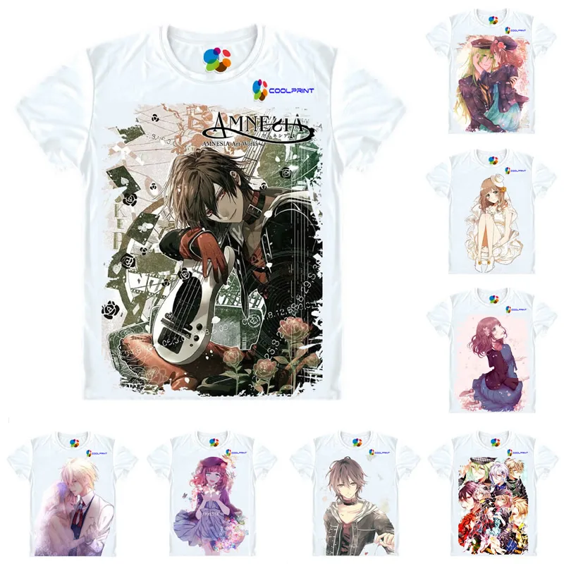 Coolprint Футболка с изображением в стиле аниме футболка AMNESIA мульти стиль короткий