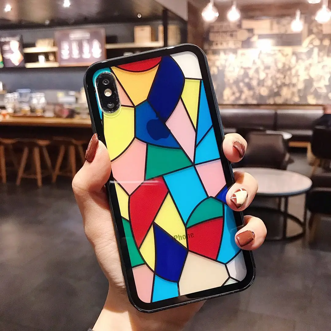 Разноцветный противоударный чехол HAISSKY для телефона iPhone XS Max X XR 7 8 6 6s разноцветный