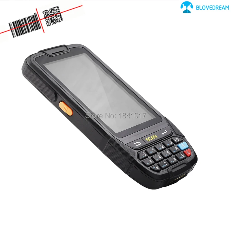 1D сканер android КПК карманный компьютер сборщик данных мобильный ручной штрих-кода