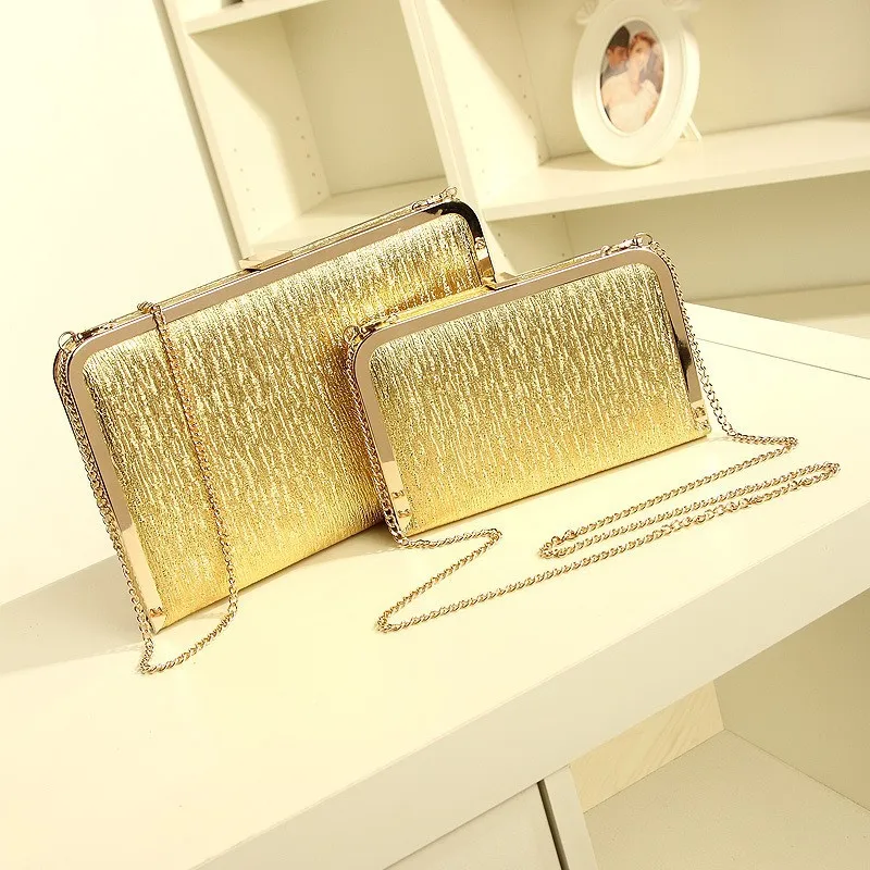 Kople Fashion Women Evening Party Bags Bling Gold Silver Shimmering Large Small Day Clutch Dinner Purse Wedding Bride Bag | Багаж и сумки