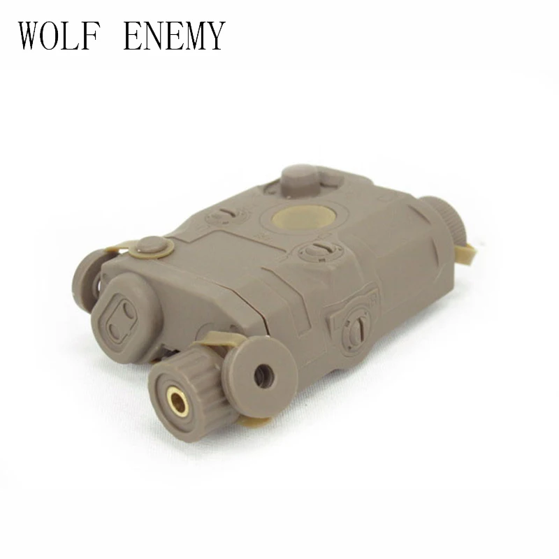 

AN/PEQ 15 Style Battery Case Box with Green Laser Tactical PEQ-15 Case Box New Version